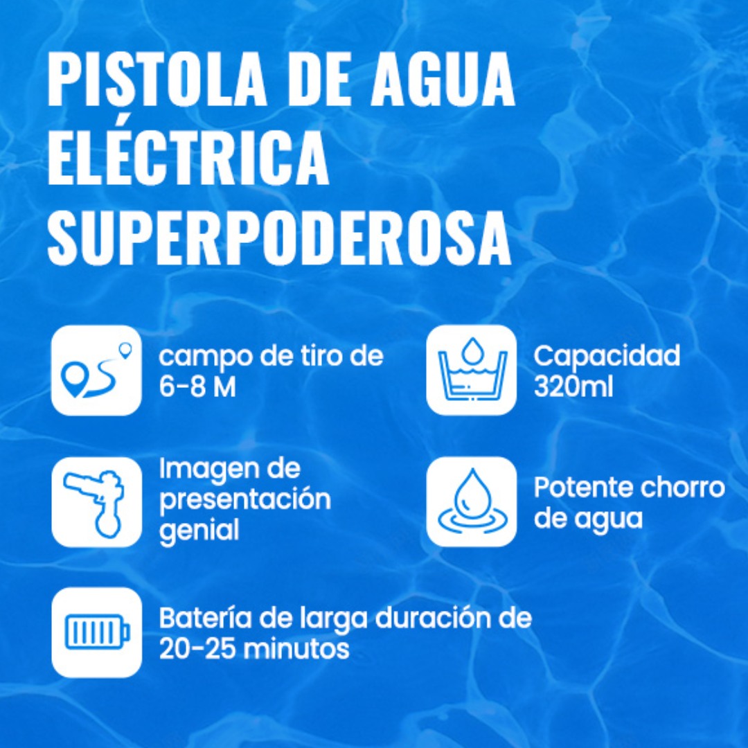 Pistola de Agua Eléctrica